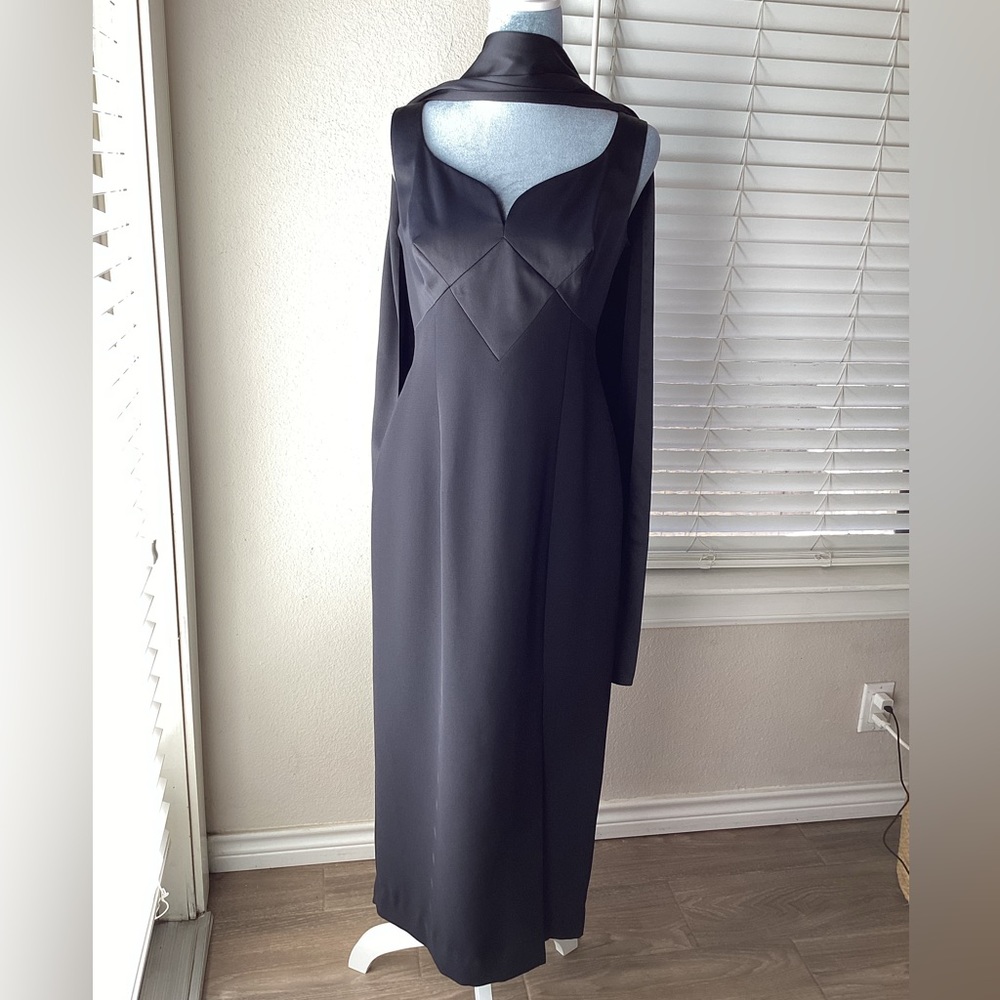 Liz Claiborne Night Collection Formal Black Dress Size 8